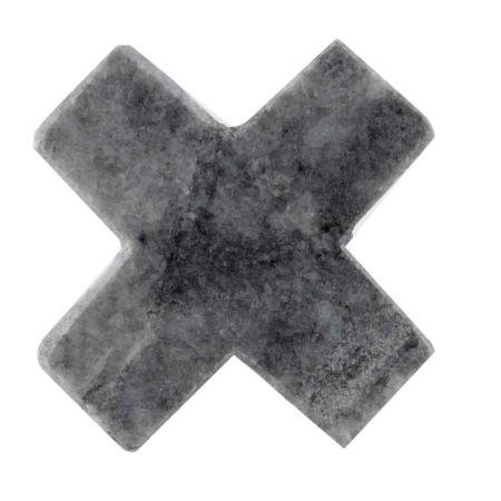 Grey Cross Marble Stone Cabinet Knobs